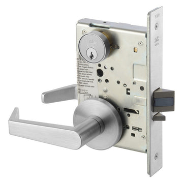 Accentra 8809FL Grade 1 Classroom or Office Mortise Lock, Augusta Lever